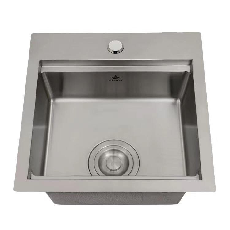 STARSTAR 15x15 ADA Workstation Drop-In Topmount Stainless Steel Kitchen Sink