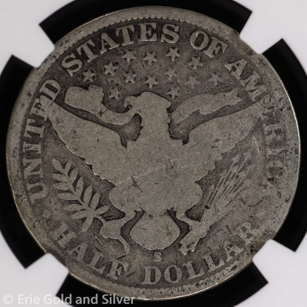 1904-S 50C Barber Half Dollar NGC AG 3