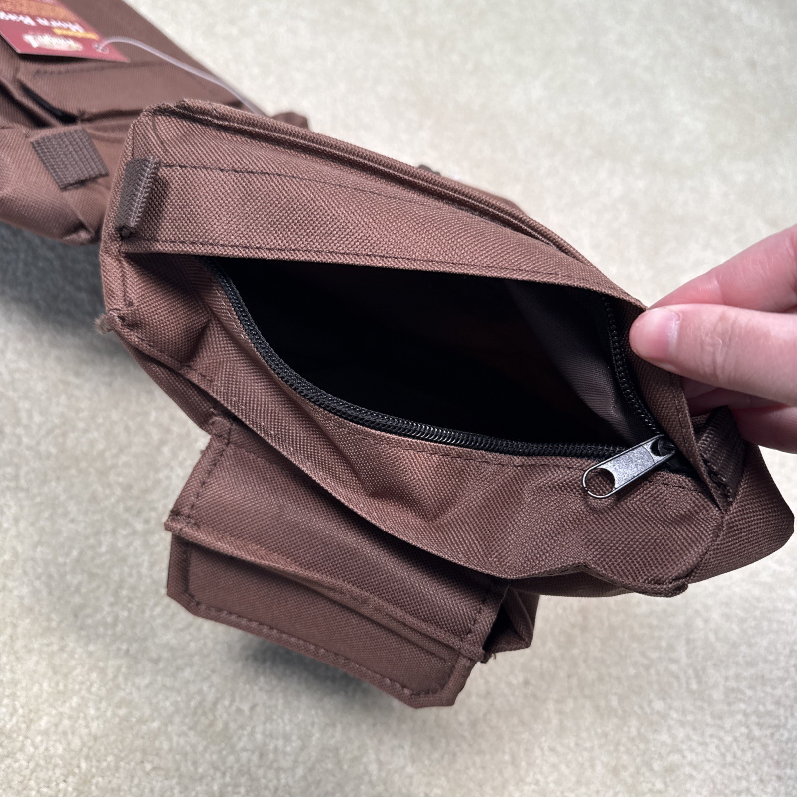 Tough 1 Insulated Saddle Horn Bag Brown Cordura Material Horse Tack Trail New