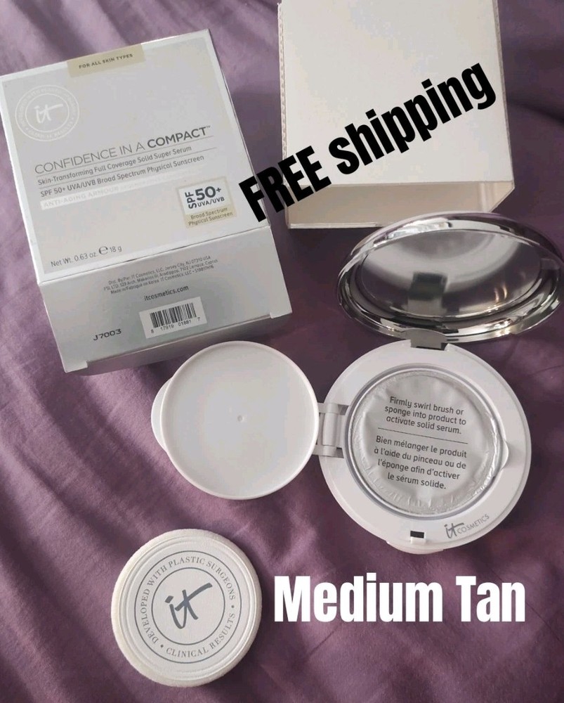 It Confidence In A Compact Shade Medium Tan DISCONTINUED