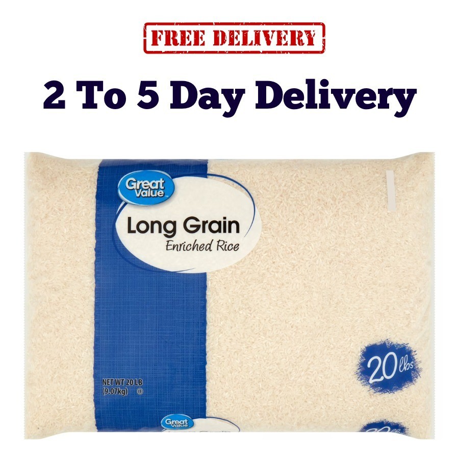 Great Value Long Grain Enriched Rice, 20 lb