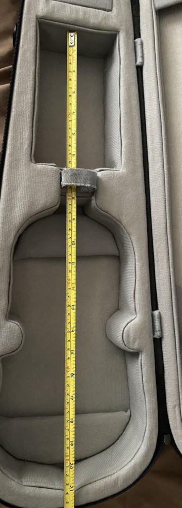 Durable Cloth Fluff Triangle Shape Hard Violin Case Lightweight Excellent Shape