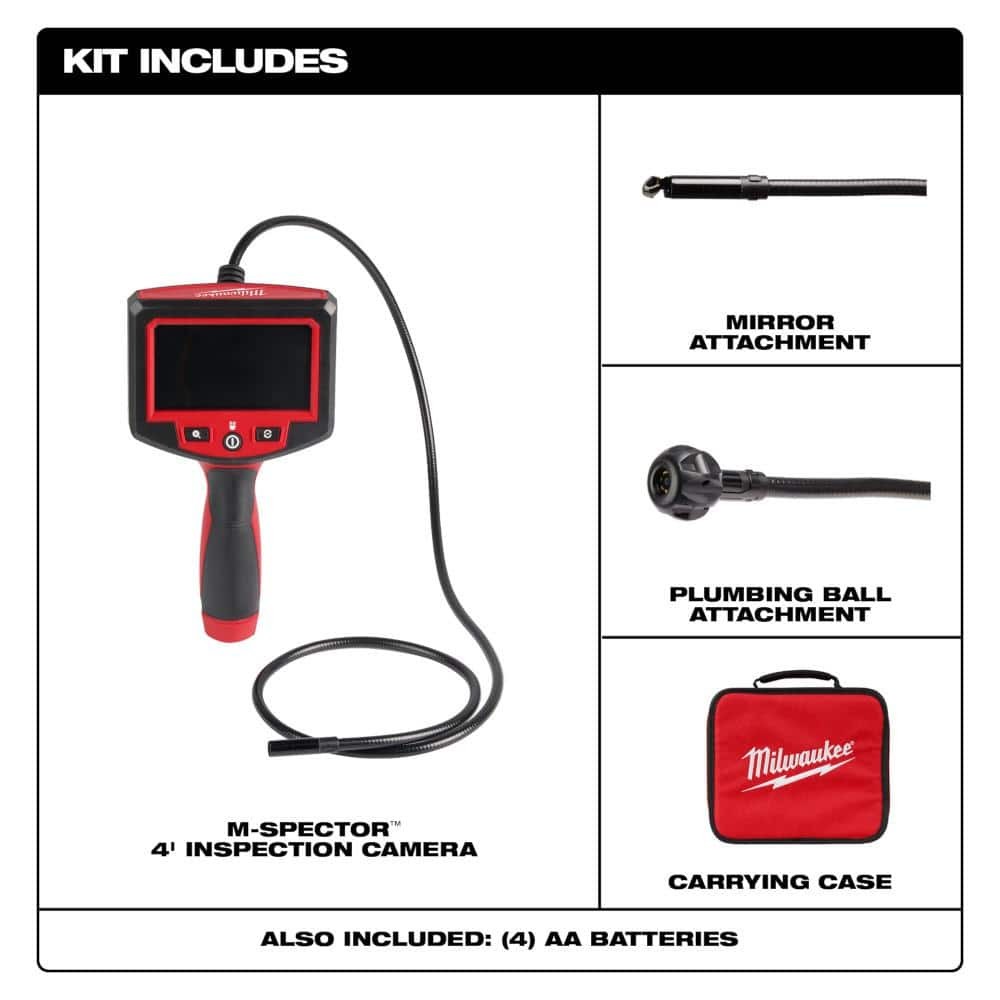 M- Spector 4 Ft. Inspection Sewer Camera Scope