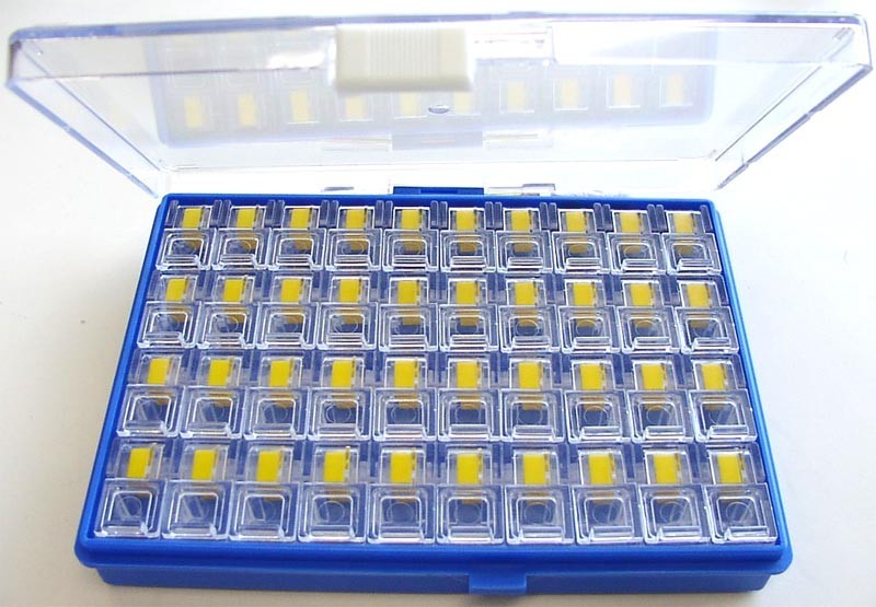 SMD resistor capacitor component storage box case 40pcs