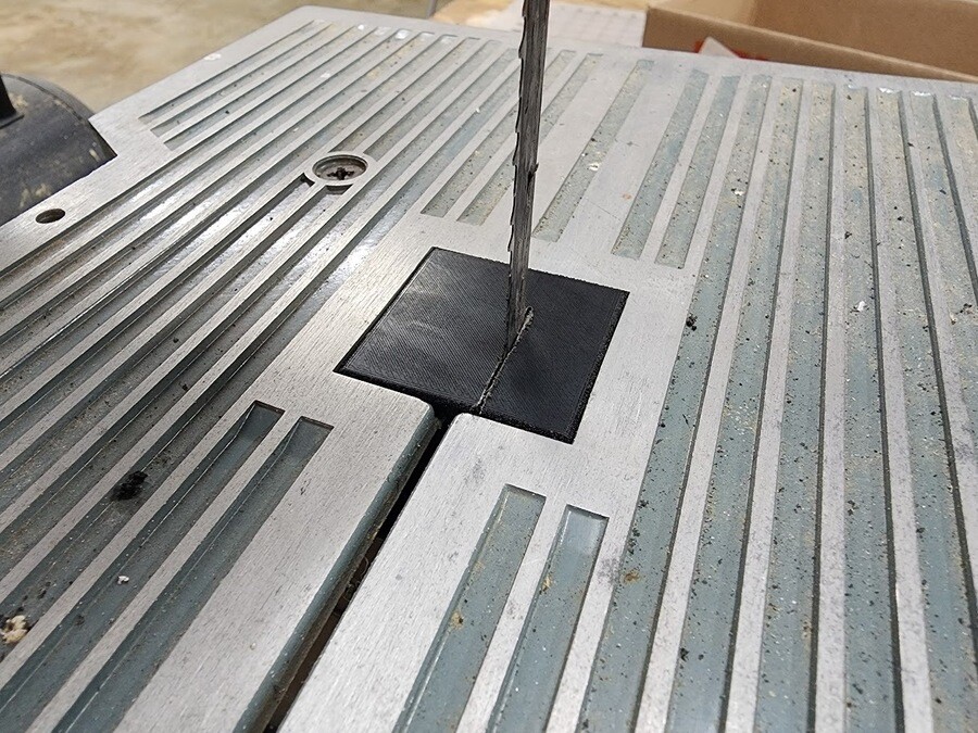 Zero Clearance Insert for Ryobi EBW 2523 Band Saw