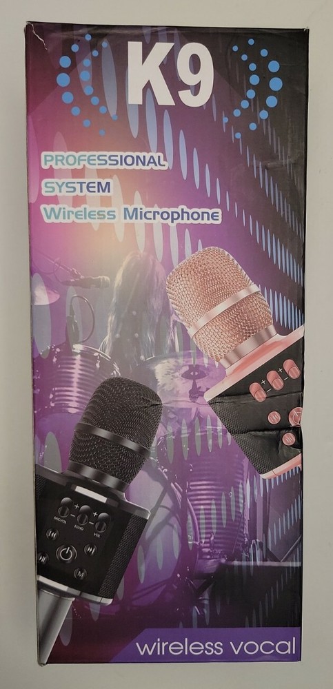 Wireless Karaoke Bluetooth Microphone & Carry Case.