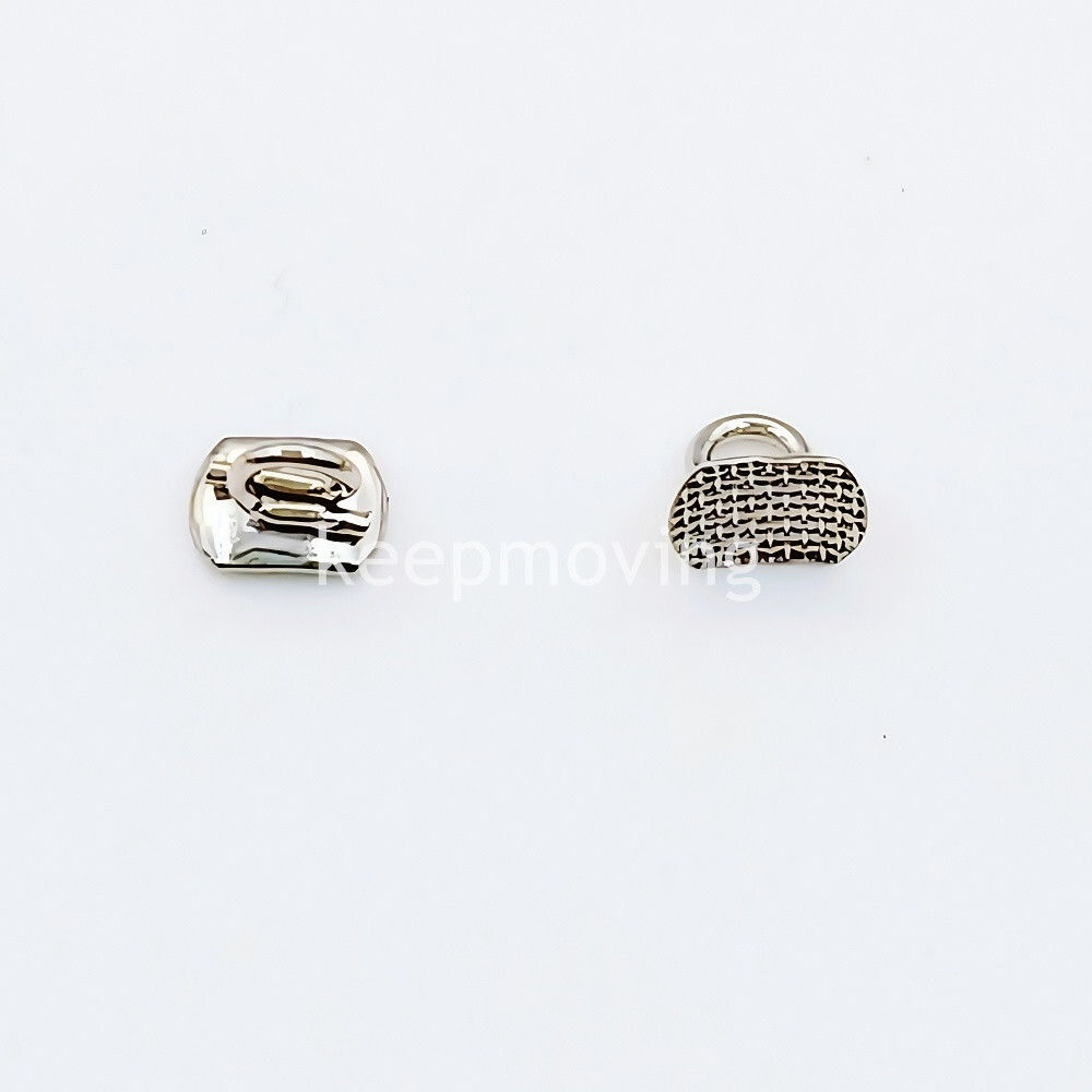 Dental Lingual Buttons Orthodontic Direct Bondable Eyelet Rectangular (10/pk)