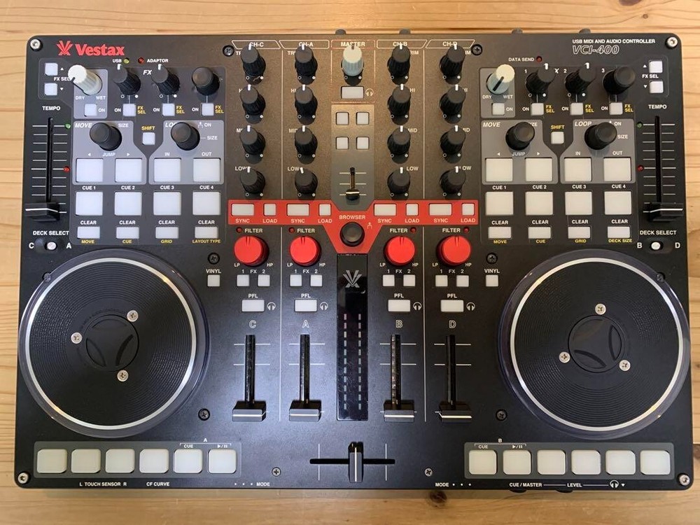 Vestax VCI-400 USB MIDI and Audio DJ Controller Test Completed