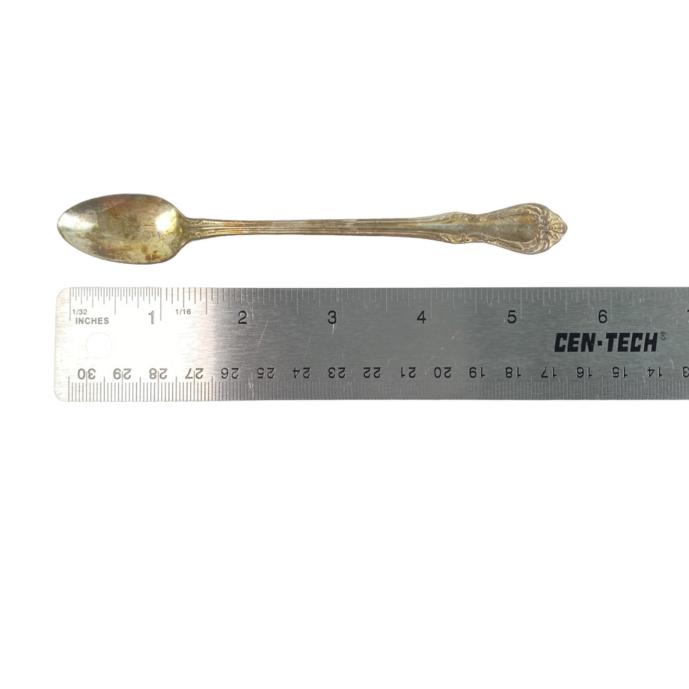 WM A Rogers Oneida Ltd Silverplated Flatware Long Spoon 5.5 Inch