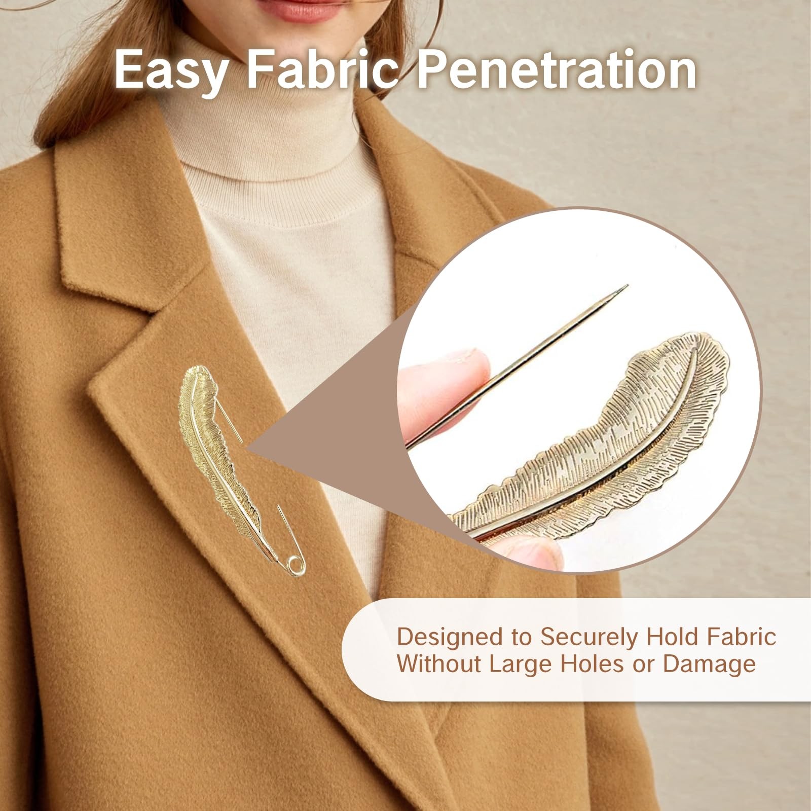 5Pcs Giant Safety Pin Retro Decorative Kilt Pins for Clothing Extra Large Heavy