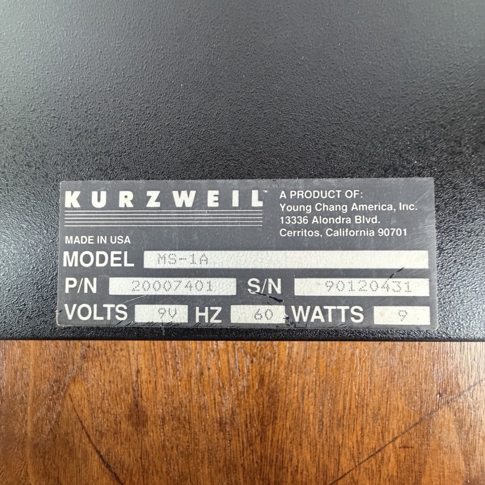 Vintage Kurzweil MS-1 Microsequencer