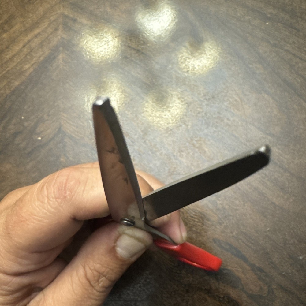 Vintage Comfortable High-Performance 8 Inch Red Scissors