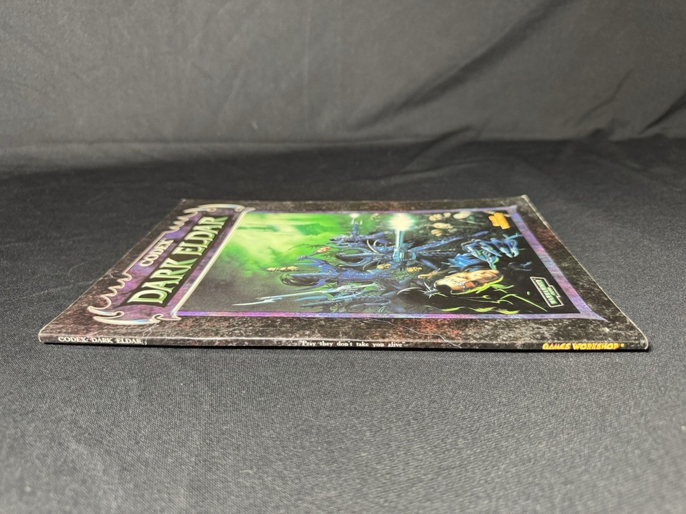 Warhammer 40K Codex: DARK ELDAR (Vtg PB, 1998) Games Workshop Rare OOP
