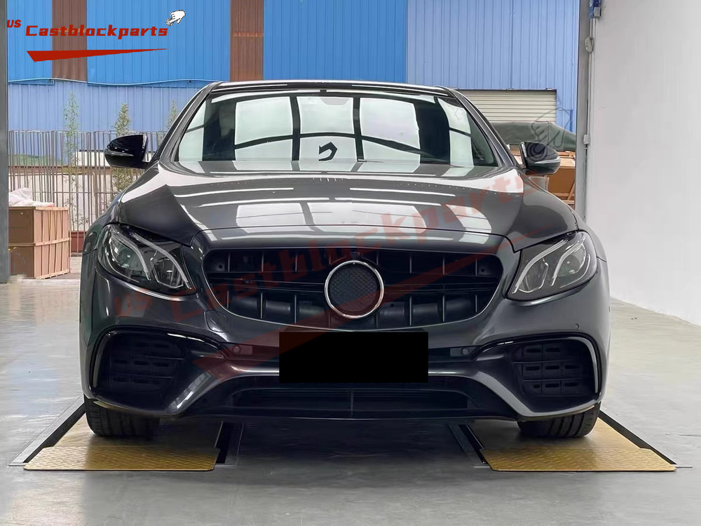 For 2016-2020 Mercedes Benz E Class E300 E400 W213 Facelift E63 AMG Front Bumper