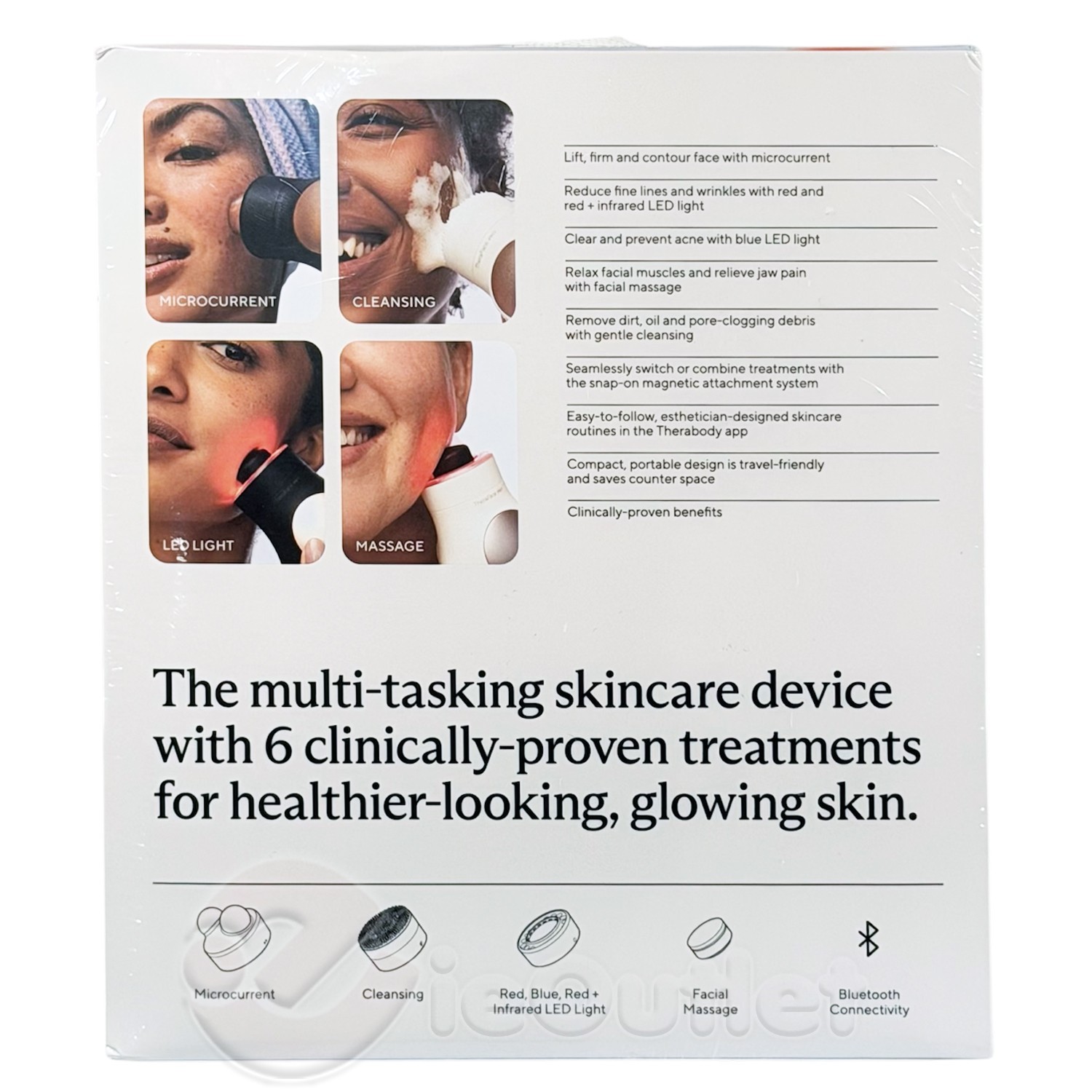 NEW Therabody TheraFace PRO Multi Use LED Facial Skincare Wrinkle Device - BLACK