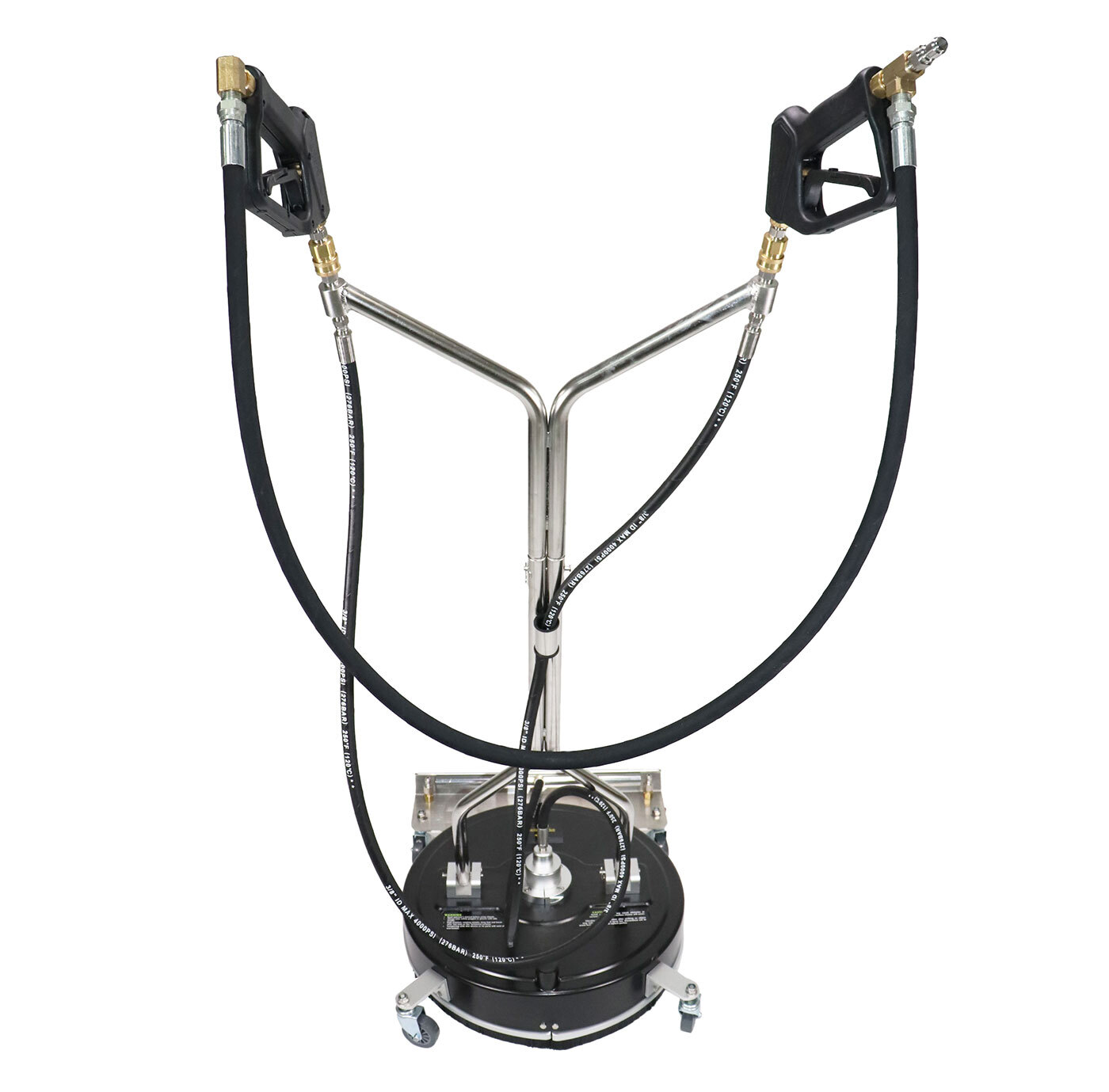 20" Polypropylene Surface Cleaner with 4 Nozzle Spray Bar for Pressure Washer