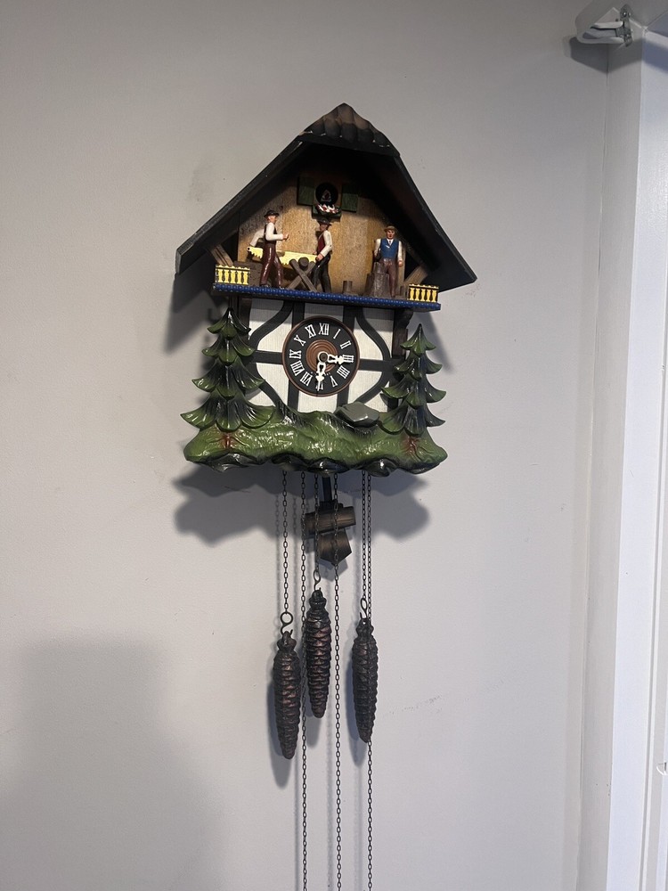 Wood Workers Cuckoo Clock