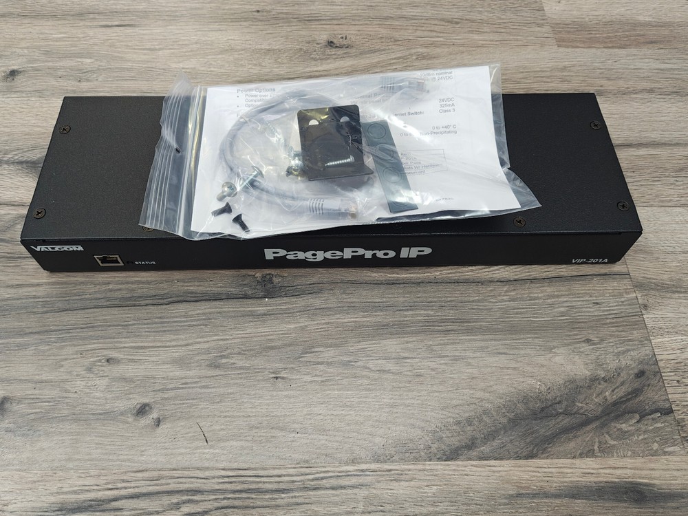 Valcom PagePro VIP 201A Paging System