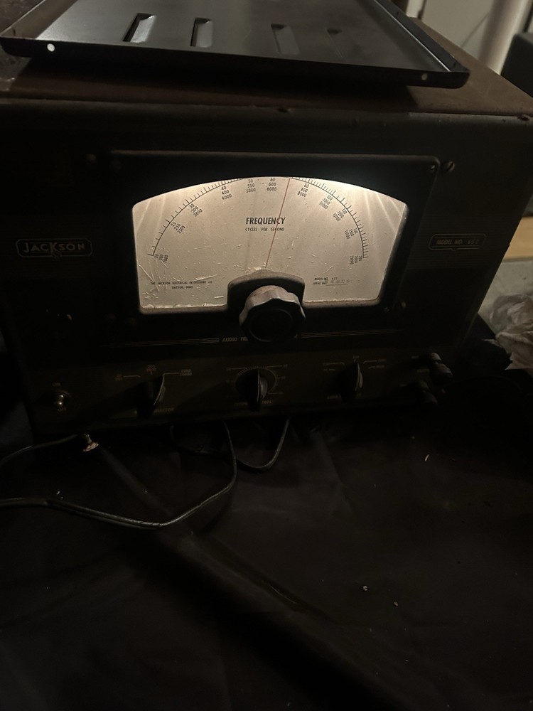 Vintage Jackson Tester Model 652 Working