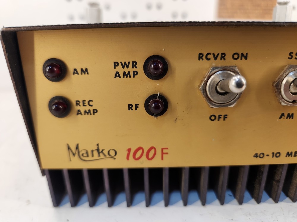 Marko 100F Linear Amplifier 40-10 meter Vintage, Nice Condition, UNTESTED