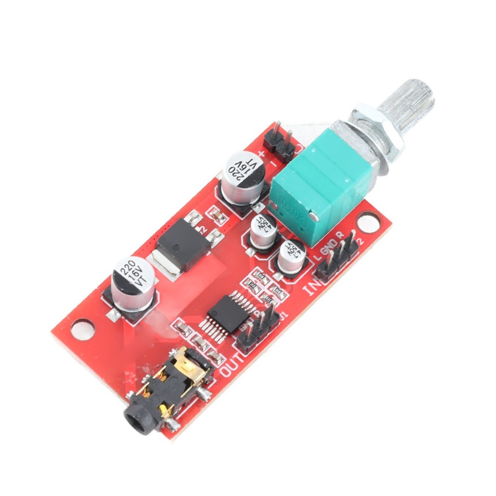 Headphone Amplifier Module 3.5mm Interface Earphone Preamplifier Board DC 3‑12V