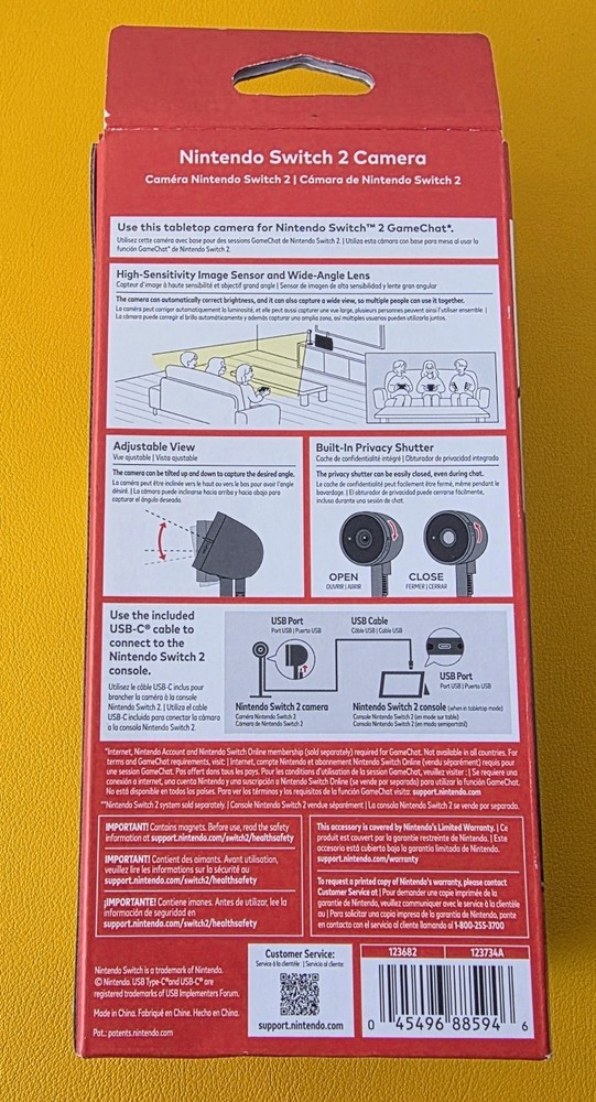 Nintendo Switch 2 Camera Official OEM NEW Sealed
