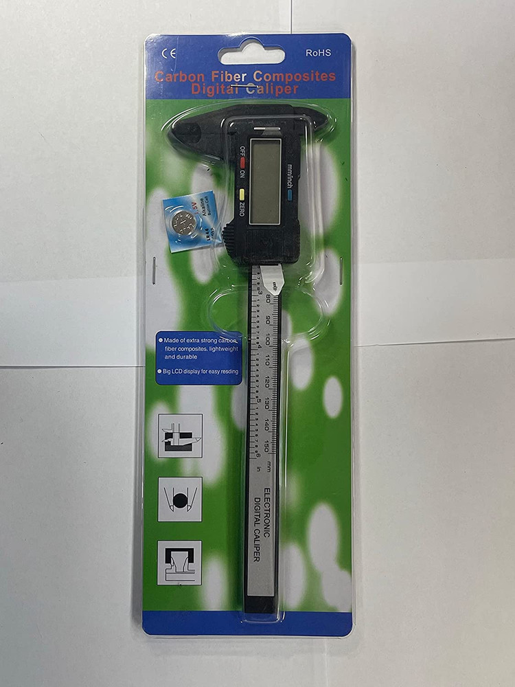 Digital Caliper 0-6" Measuring Tool LCD Auto-Off Inch/MM Conversion