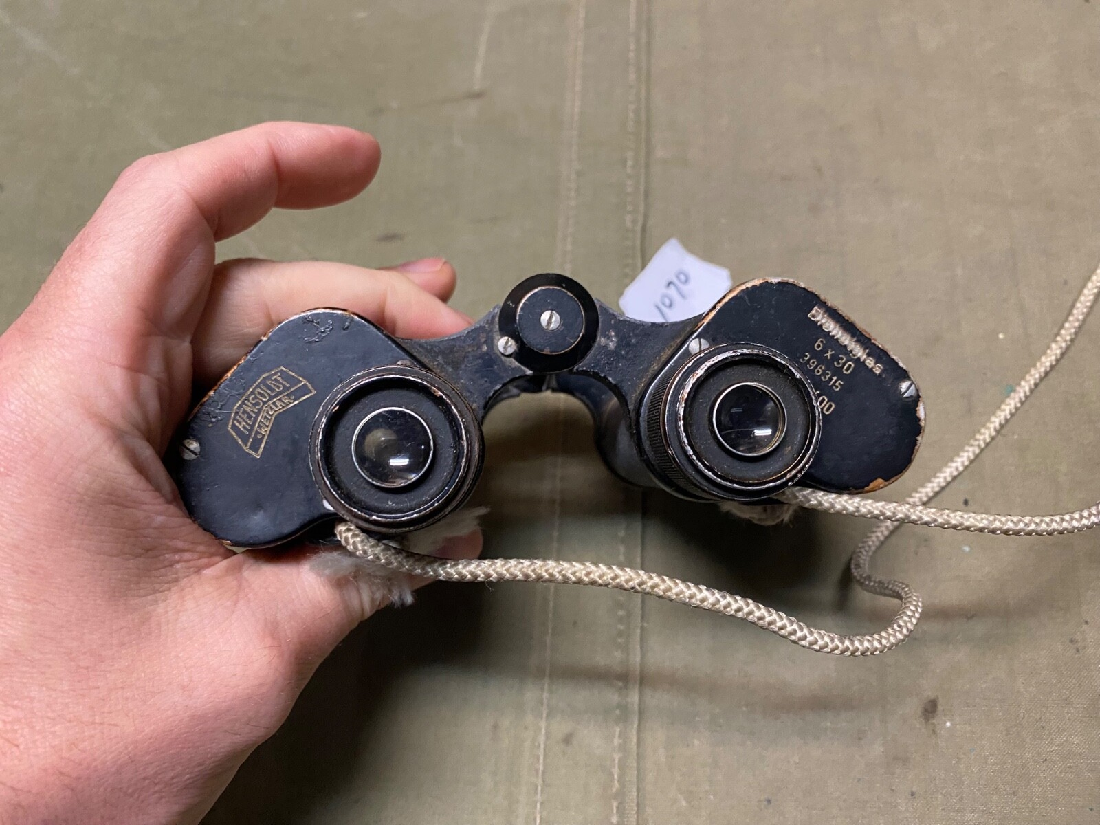 ORIGINAL WWII GERMAN ARMY 6X30 BINOCULARS