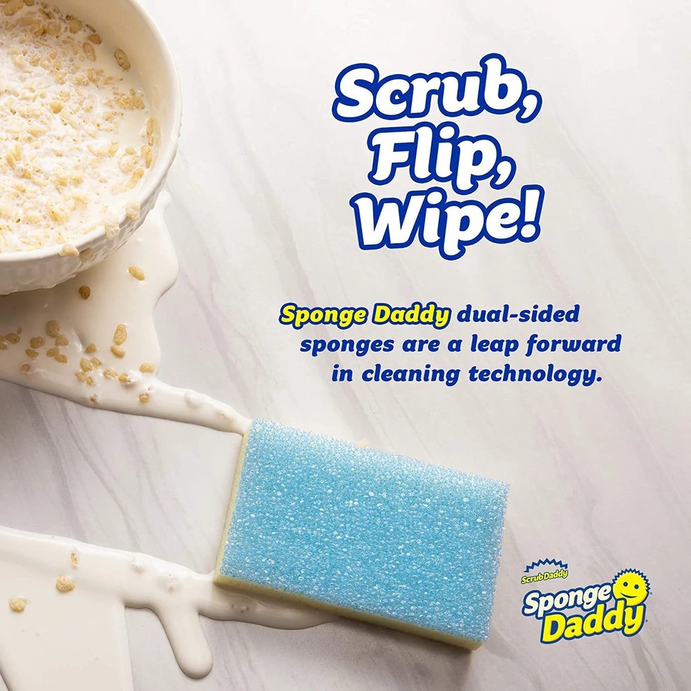 Extra Large Sponge Daddy - Bulk Kitchen Sponges for Cleaning Different Rooms ...