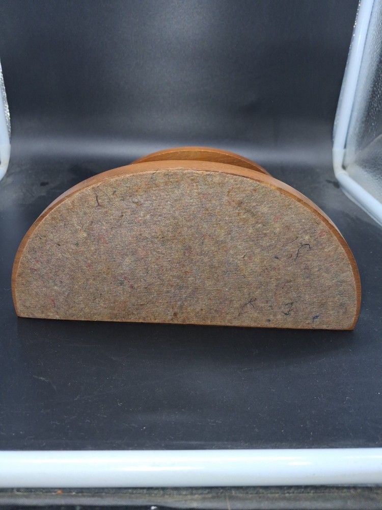 MCM Walnut Half Moon 6 Pipe Rack Nice!