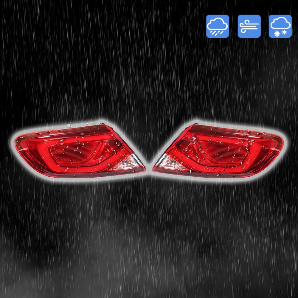Driver Passenger Side Tail Lights for 200 2015-2017 68110361AA