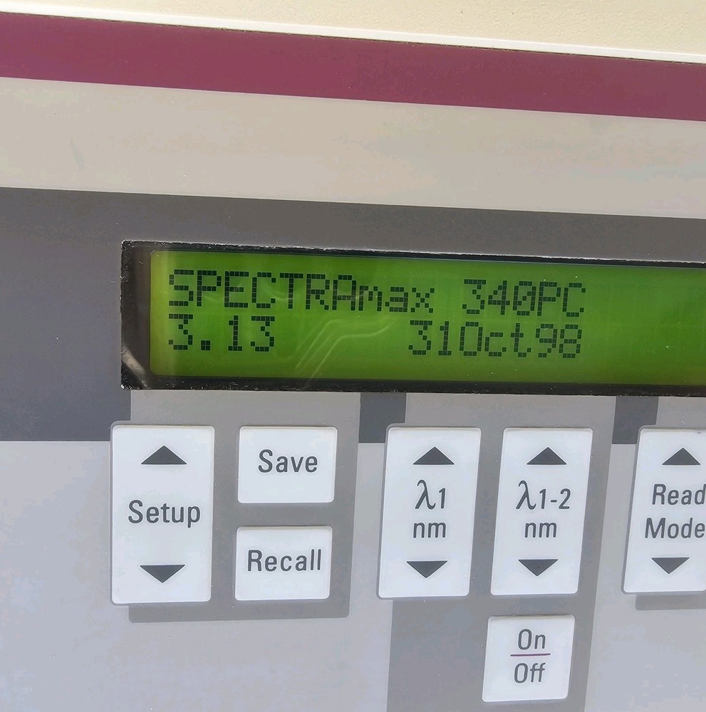 Molecular Devices SpectraMax 340PC 384 Plate Reader~ Fatal Error