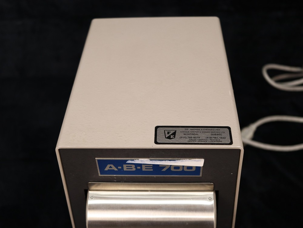 A.B.E ABE Model 700 Heavy Duty Perforator Machine Stromberg - Tested Working