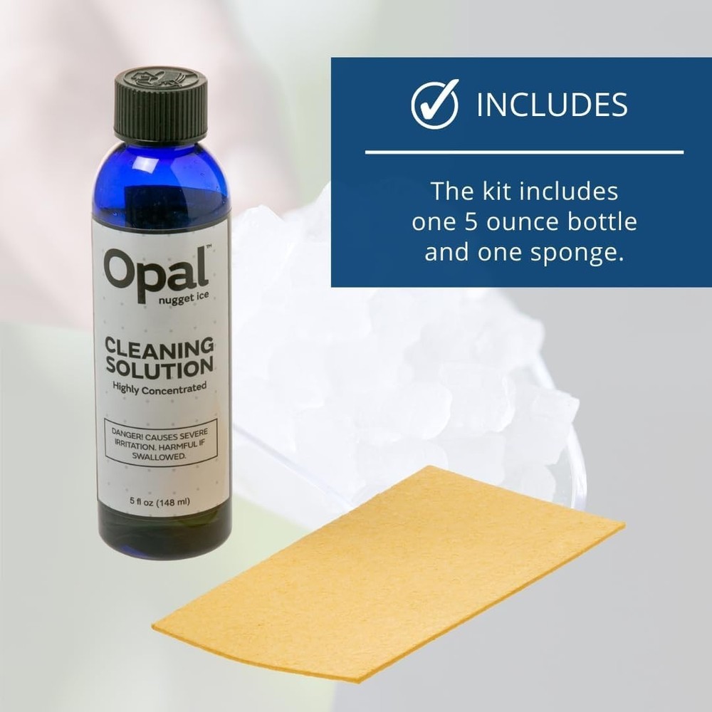 Opal Ice Machine Cleaning Supplies - Solution & Sponge