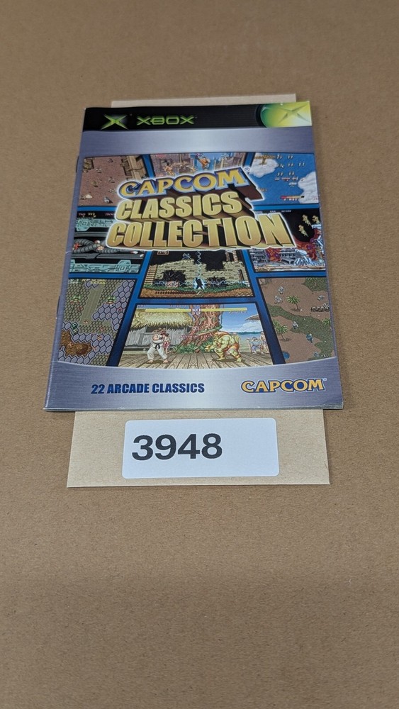 Capcom Classics Collection - Xbox - Manual Only **NO GAME!