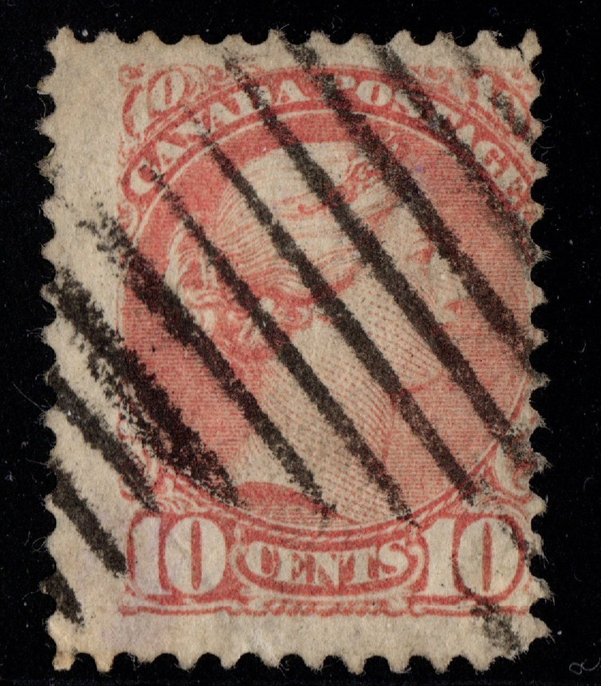 #45 Small Queen 10c  Canada used