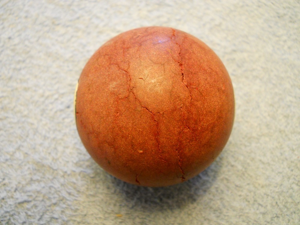 Vintage Clay Billiard Ball- #7
