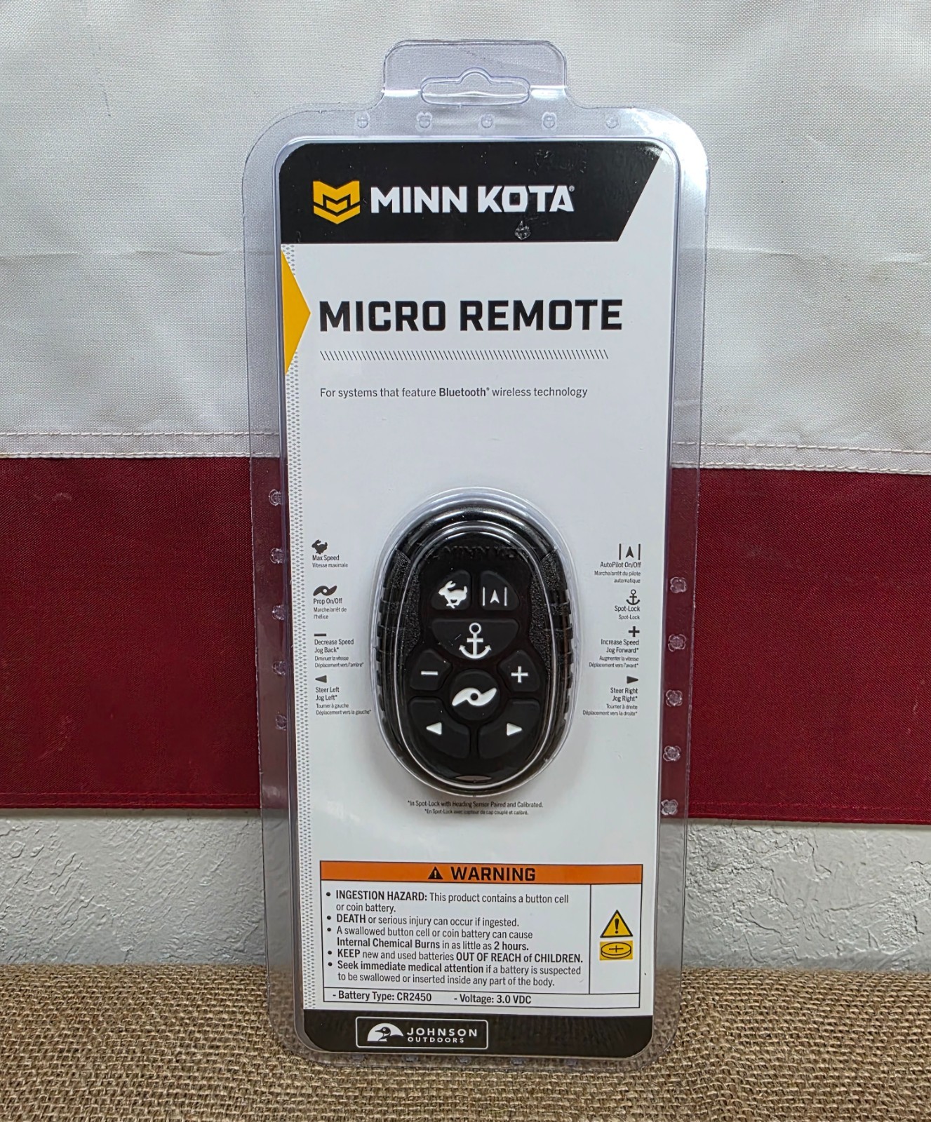 Minn Kota Bluetooth Advanced GPS Micro Remote w/Spot-Lock & AutoPilot - 1866561