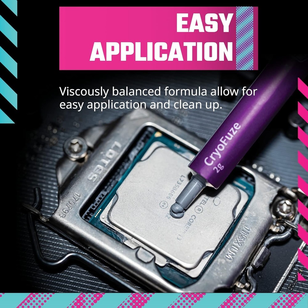 CryoFuze Performance Thermal Paste, Nanoparticles, | 2 Grams | Thermal Compo...
