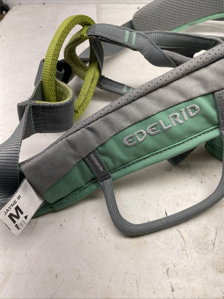 edelrid harness Medium Jayne 3 green and grey