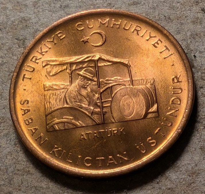 Turkey 10 kurus kurush 1972