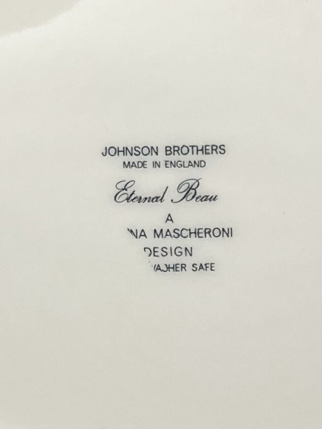 Johnson Brothers “Eternal Beau” 5-Piece Ceramic Dinnerware Serving & Hostess Set