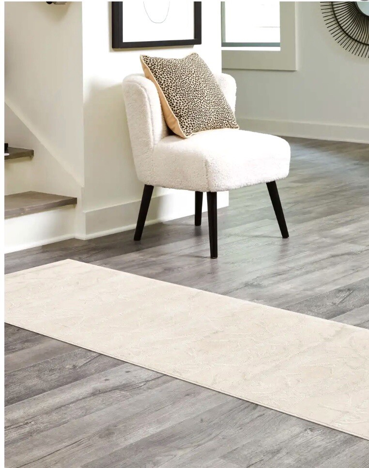 Unique Loom Finsbury Collection Ivory Color Floor Runner Area Rug 2' x 6' NEW