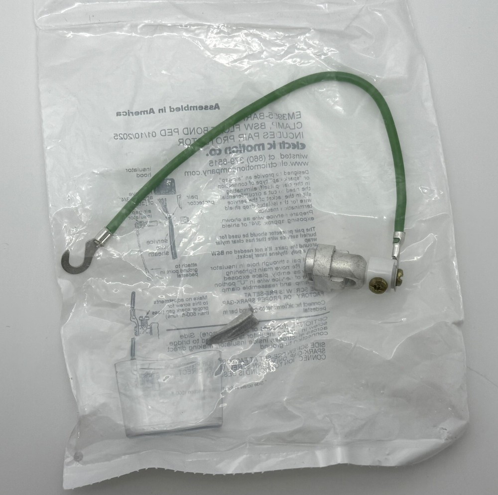 EM3955-BARP P CLAMP, BSW FLOAT BOND PED 1-10-25 Includes Pair Protector