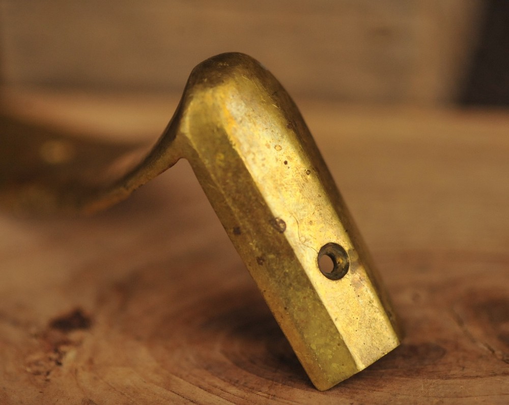 Black Powder Muzzleloader Brass Buttplate (See Measurements)