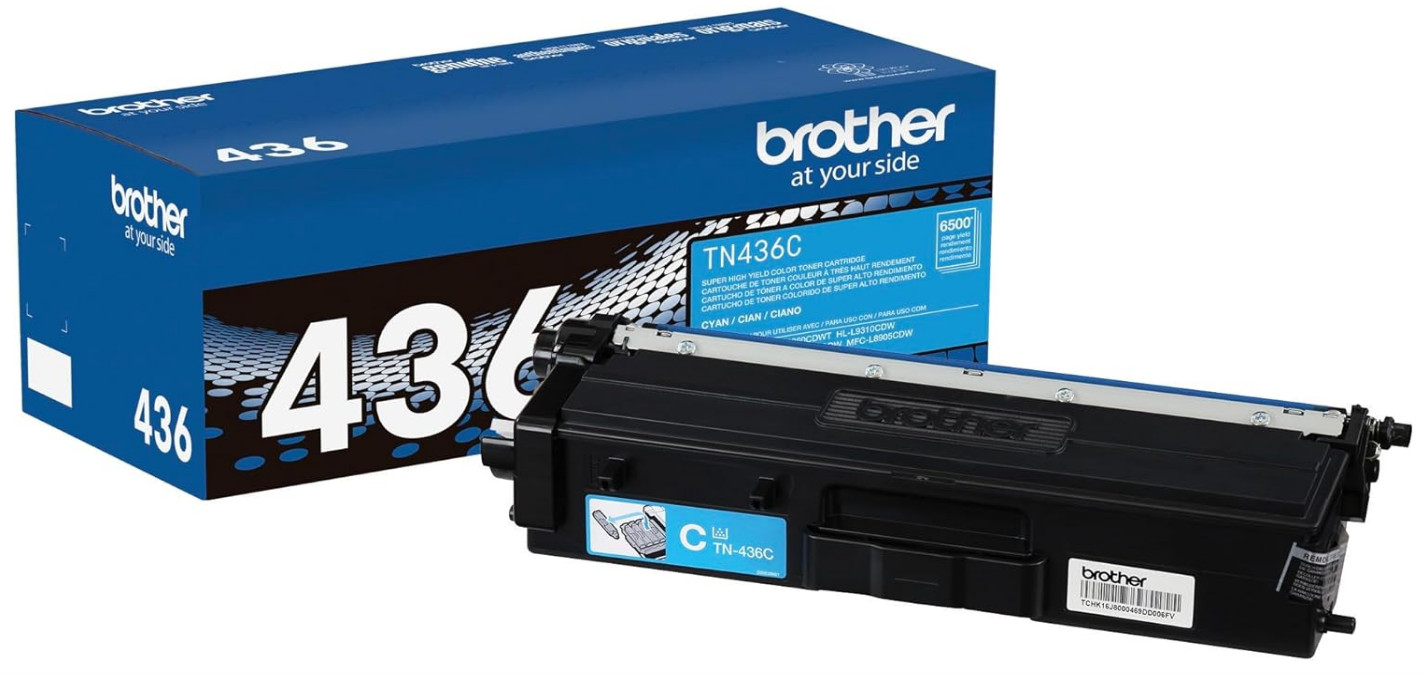 Brother TN436 High Yield Toner Set (Black,Magenta,Cyan,Yellow) -Pack Of 4- ⭐NEW⭐