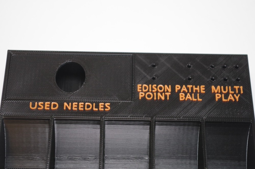 Storage Box for 78 RPM Phonograph Gramophone Needles - Various Compartments