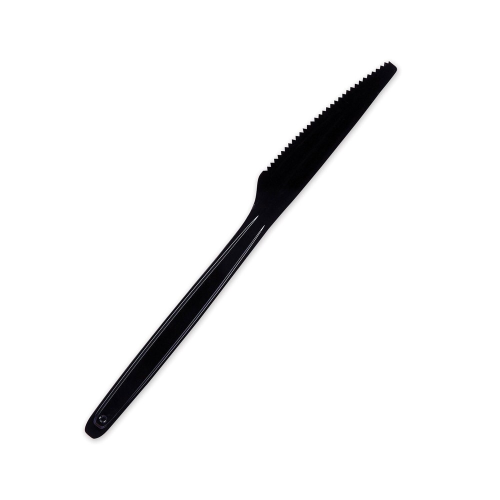 WNA Comet Cutlery for Cutlerease Dispensing System, Knife, 6", Black, 960/Box