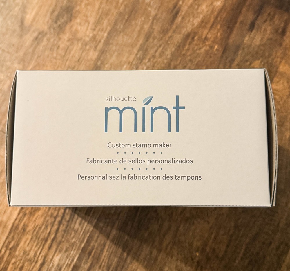 Silhouette Mint Custom Stamp Maker Complete Kit Crafters NIB! Never Opened!