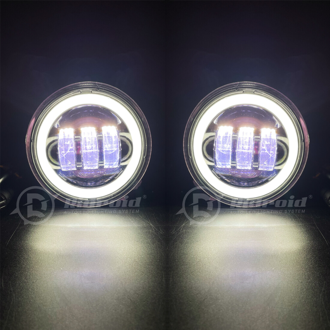 4.5" LED Spot Passing Fog Lights Lamp For Pontiac Firebird Trans Am 1993-2002